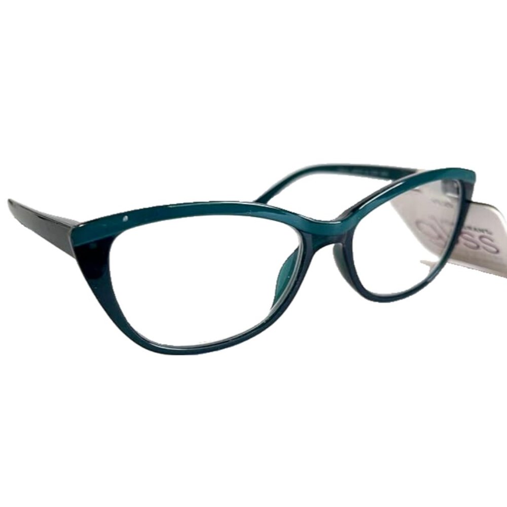 Foster Grant Women Reading Glasses Gloss GL 2001 Emerald Green Frame +1.50